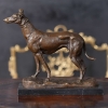 standing greyhound sculpture