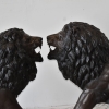 copper lion statue