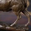bronze deer statue