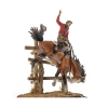 Cowboy On Bucking Horse statue