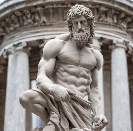 Why are Greek statues so muscular?