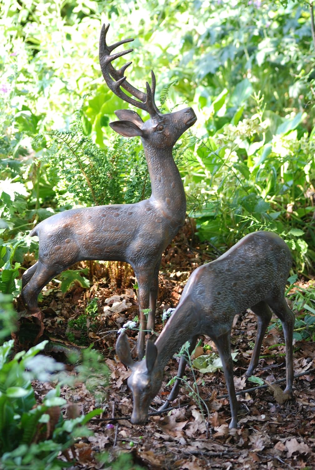 buck and doe figurines